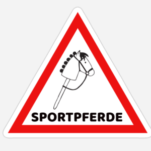 Hobby Horse Aufkleber „Sportpferde“