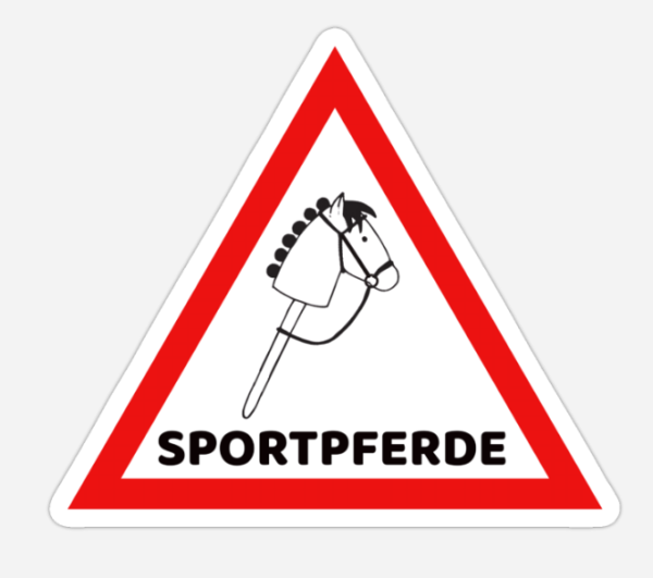 Produktfoto Aufkleber Sportpferde