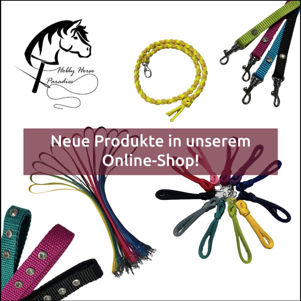Werbebanner für den Online Shop mit Produkten von Hobby Horse Paradies