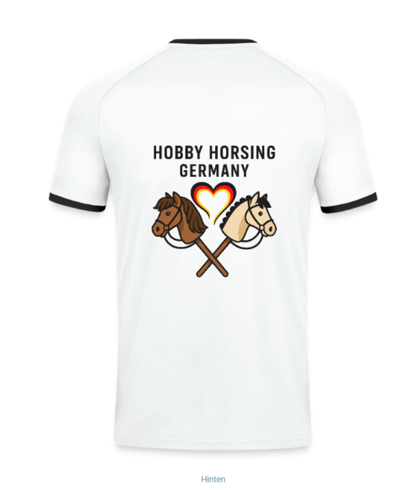 Hobby Horse Trikot mit Seitensatz in Kontrast - hinten -