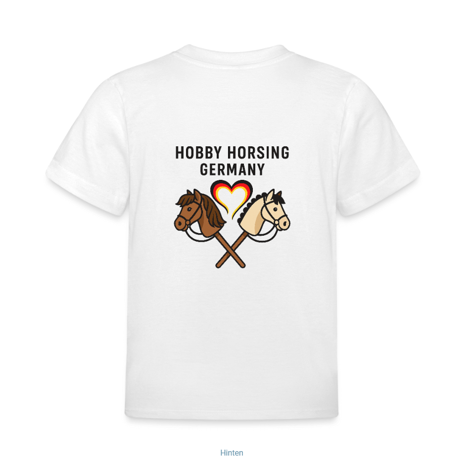 Hobby Horsing Kinder Shirt - hinten-