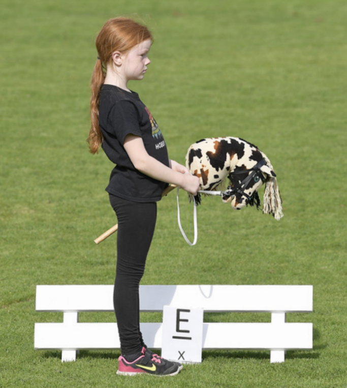 Halten im Hobby Horsing