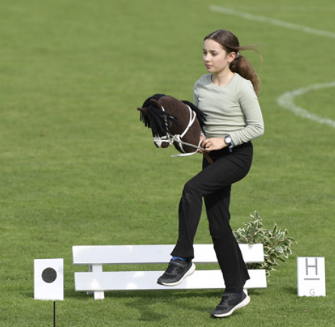 Galoppwechsel im Hobby Horsing