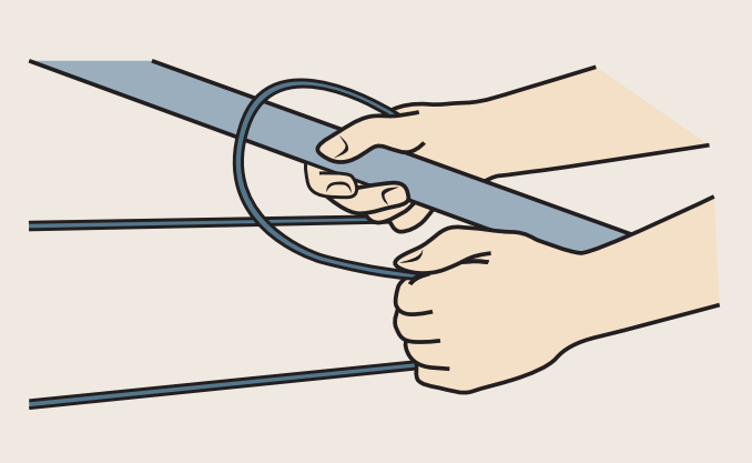 Skizze Grundhaltung Hände