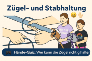 Mehr über den Artikel erfahren Zügel und Stabhaltung