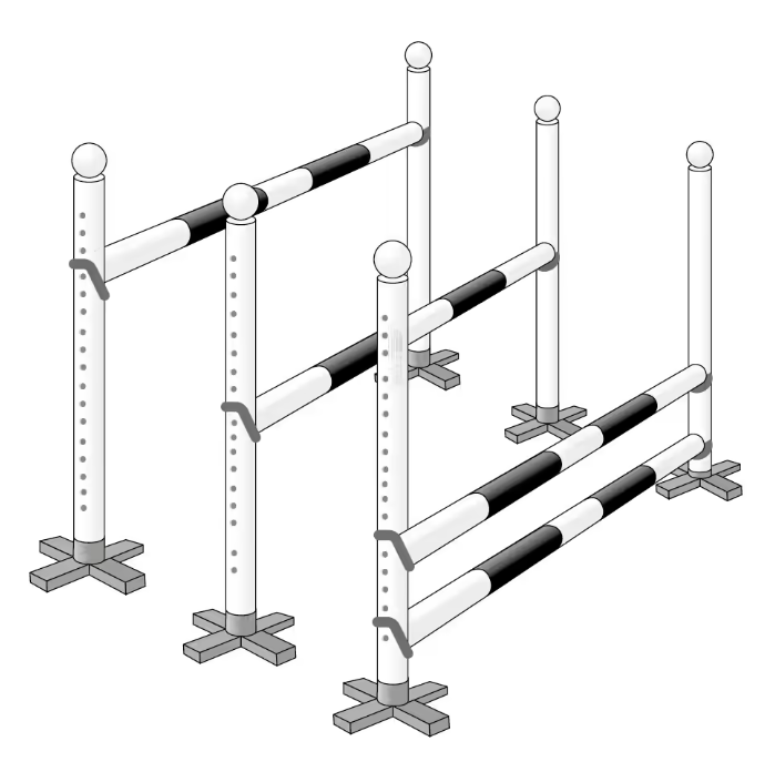 Trippelbarre Hindernis
