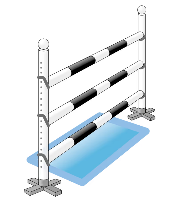 Überbauter Wassergraben