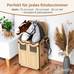 Hobby Horse Stall für 2 Pferde