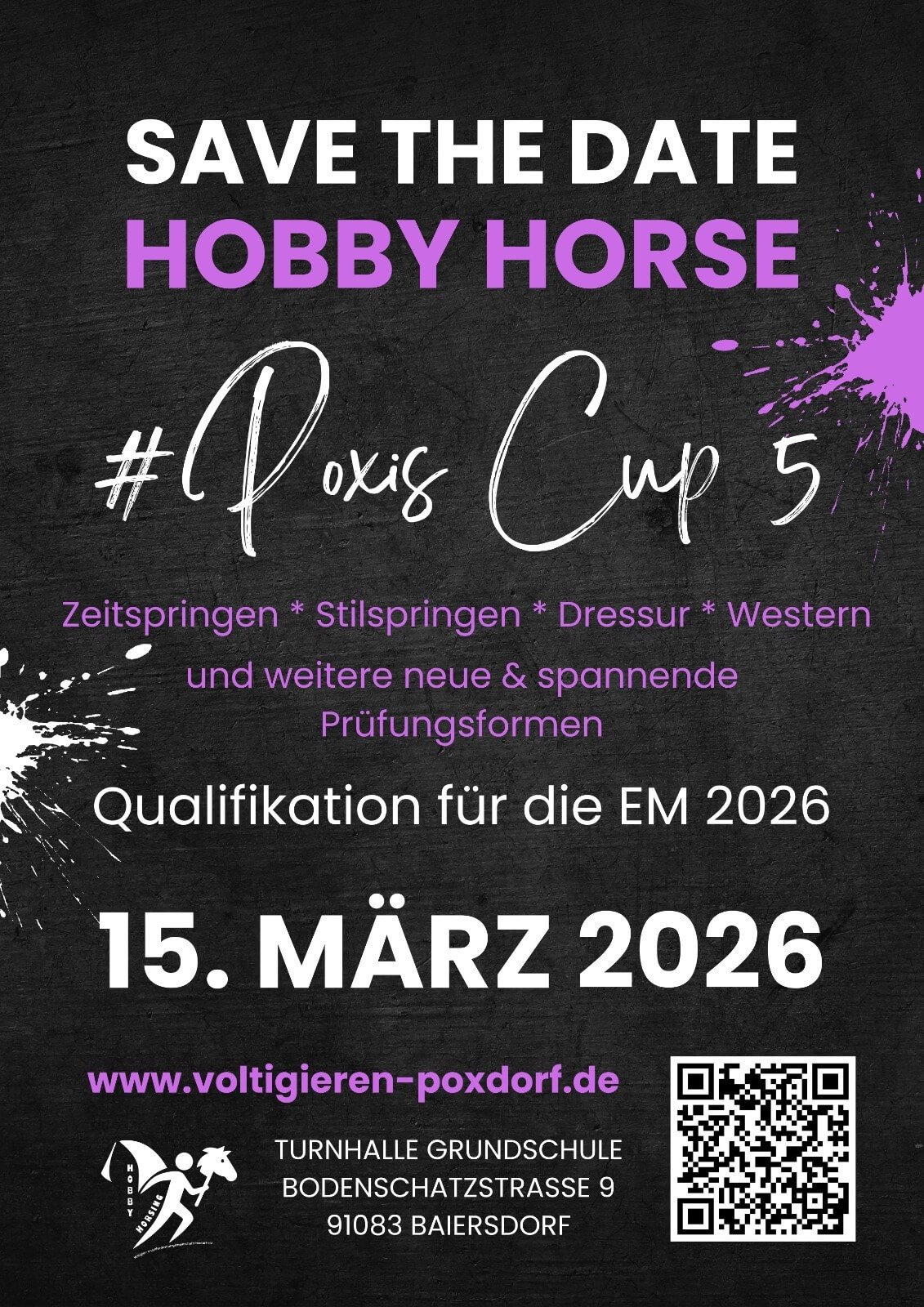 Hobby Horsing Turnier 5. Poxis Cup - Eventflyer