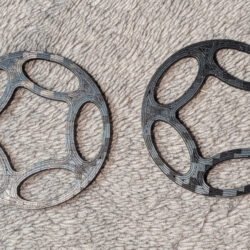 1 Paar Hobby Horse Hackamore Rad 3D Druck Teile