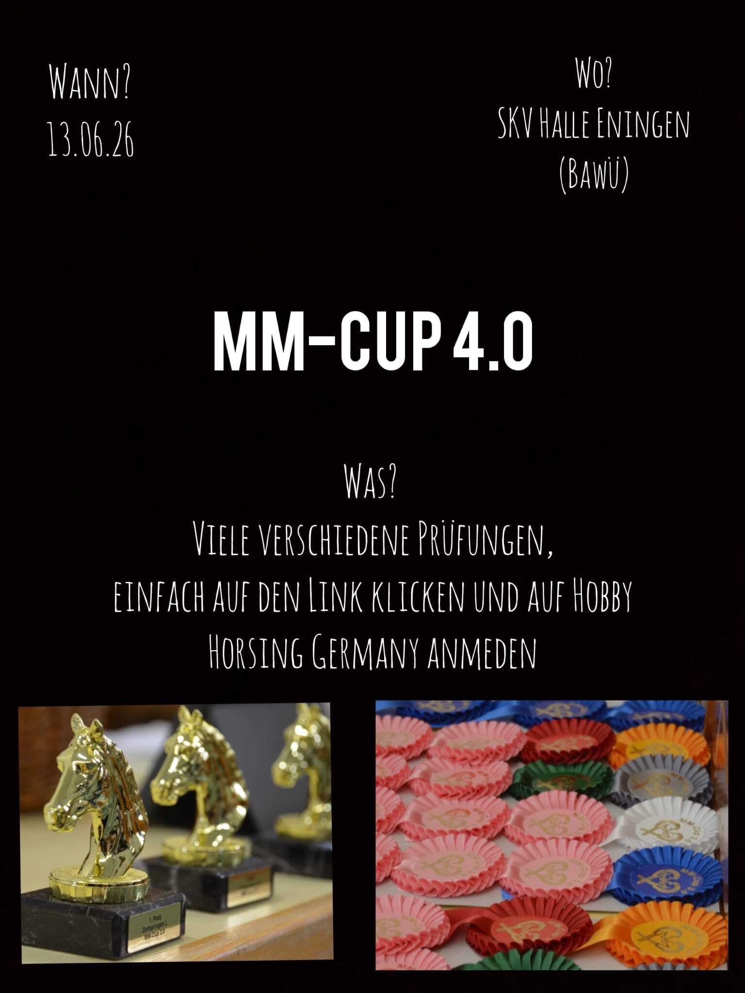 Ankuendigung und Flyer für den MM Cup 4.0 in Eningen