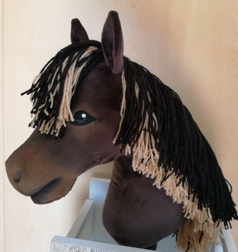 Produktfoto, Hobby Horse Dunkelbrauner wunschhobbyhorse